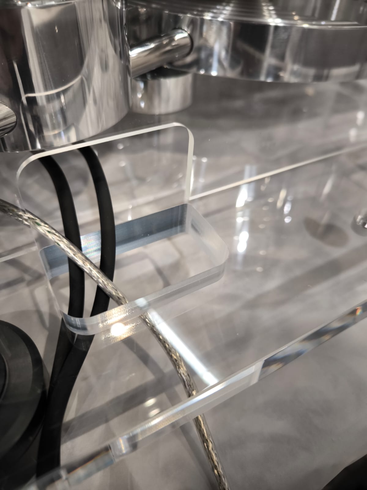Plateau de découplage Aktyna Diaphane pour platine vinyle