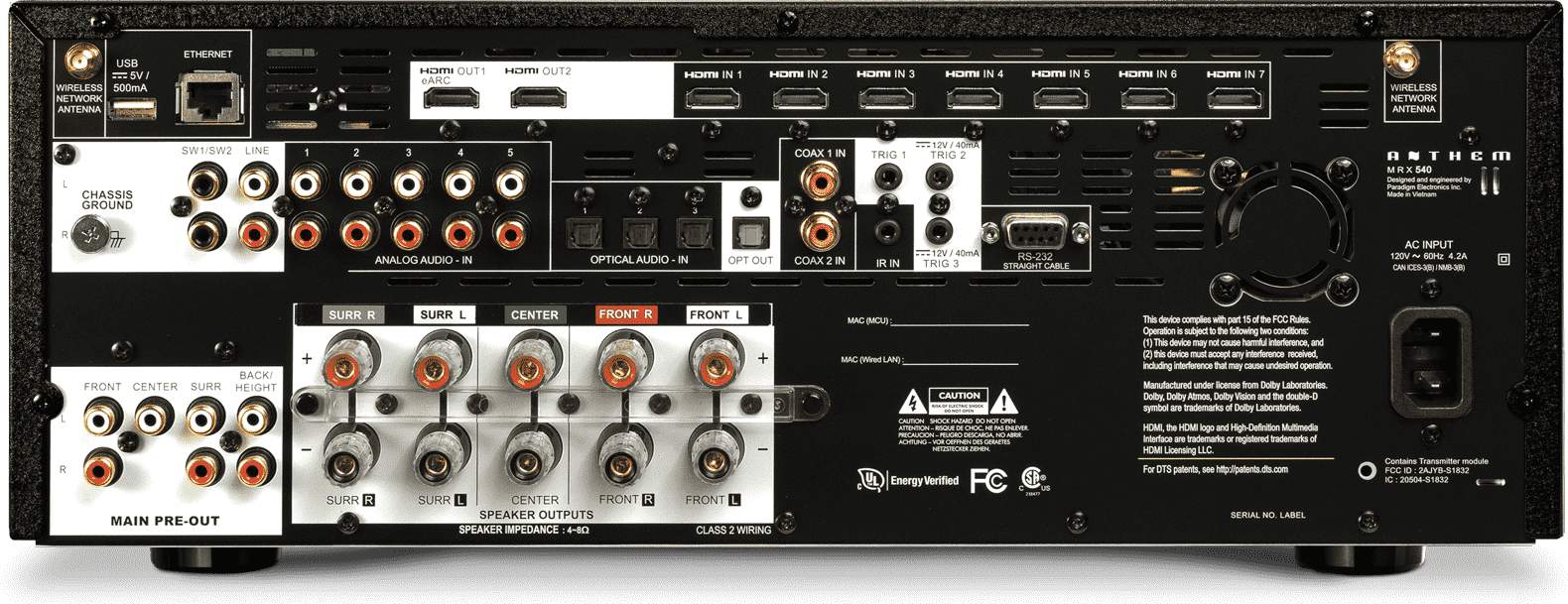 Anthem MRX 540 8K