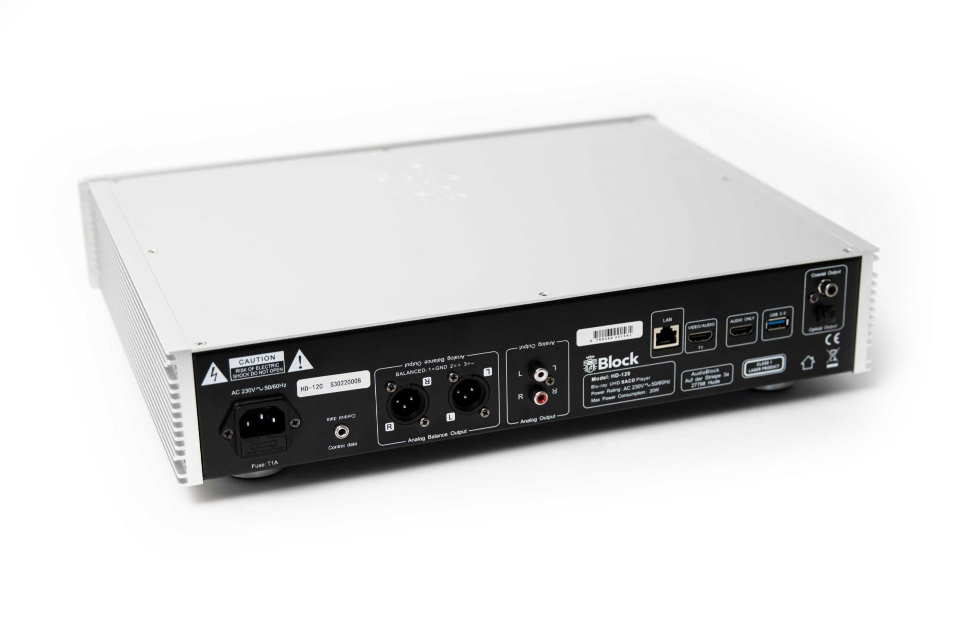 Lecteur UHD 4K - Block HD 120 - noir ou gris