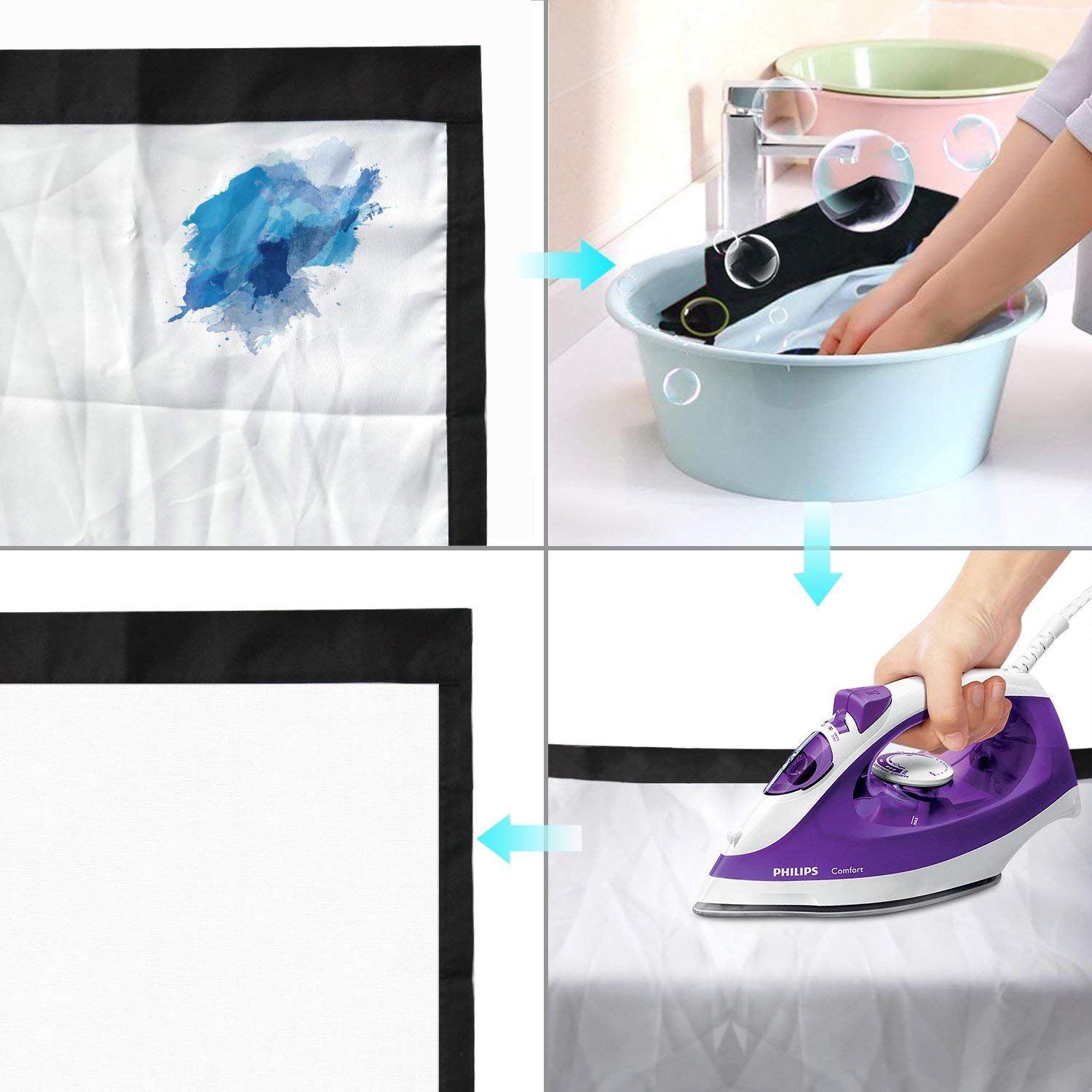 Ecran de projection pliable