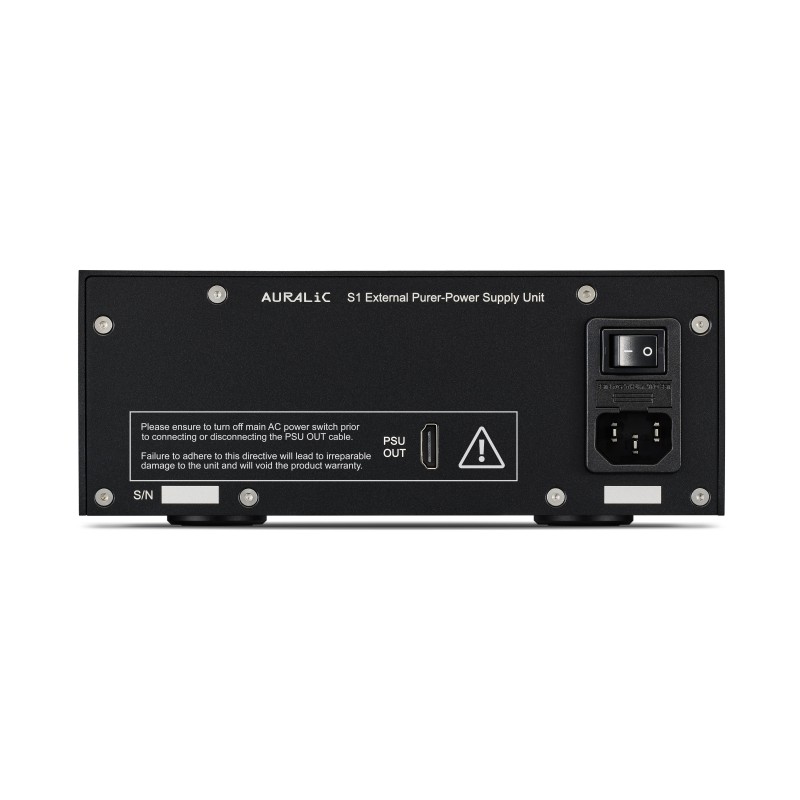 Pack : Auralic VEGA S1 + Auralic S1 LPSU + Cable secteur Gigawatt Power Sync Plus 1.5m