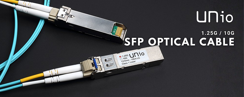 UNio fibre optique SFP 1.25G ou 10G