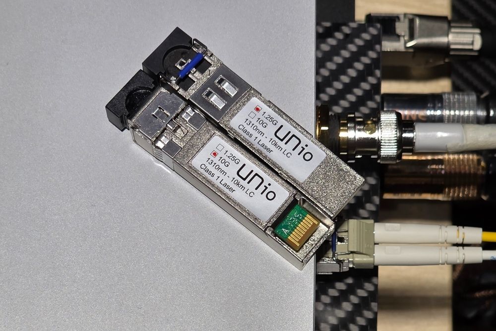 UNio fibre optique SFP 1.25G ou 10G