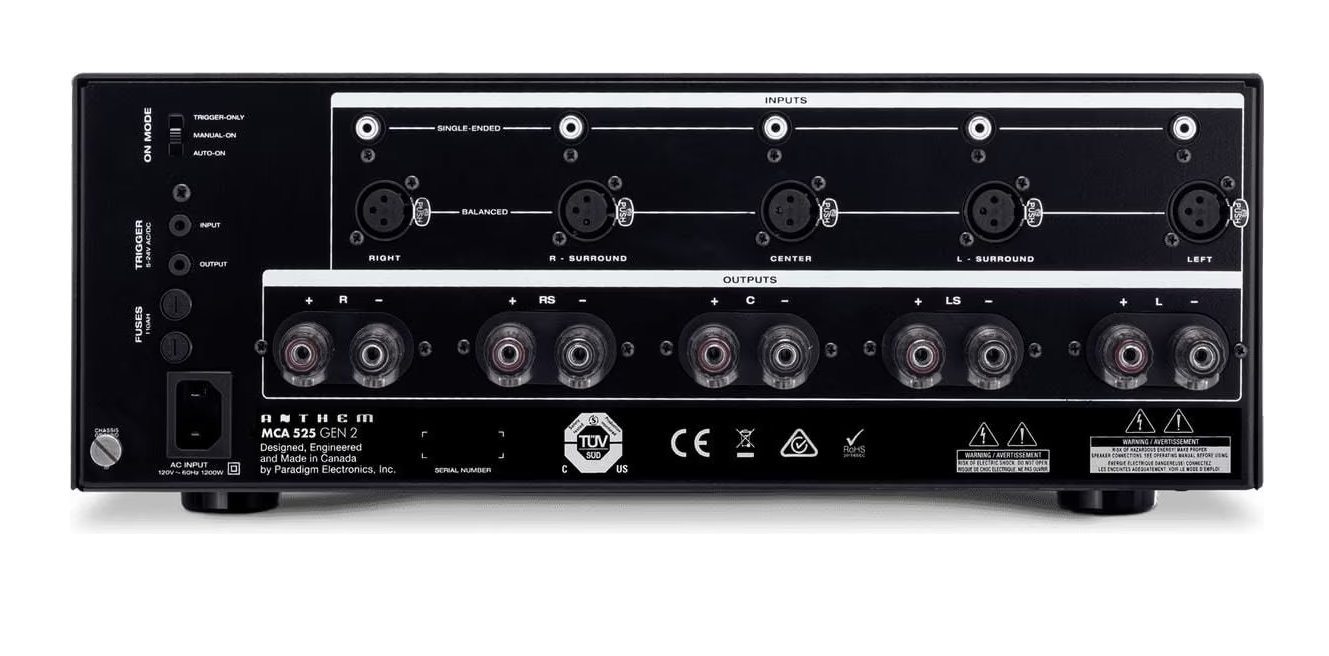 Anthem MCA 525 V2 - 5 canaux