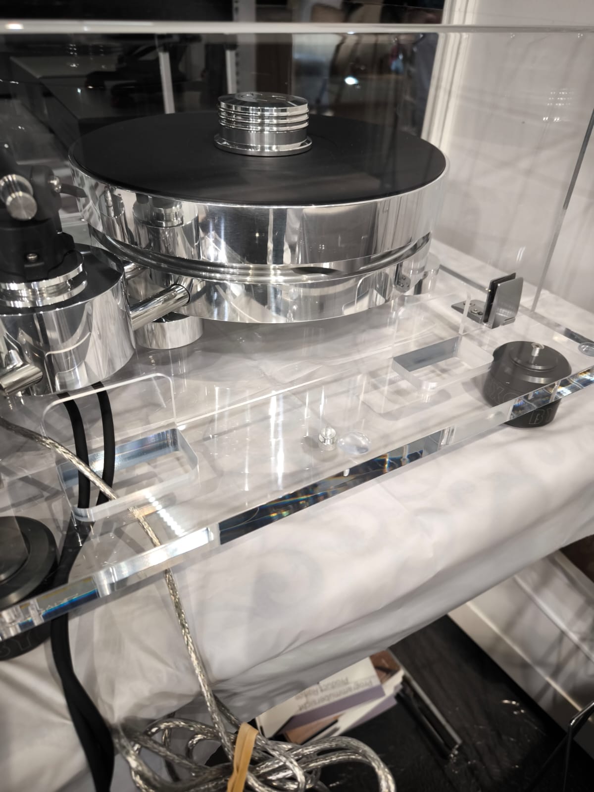 Plateau de découplage Aktyna Diaphane pour platine vinyle