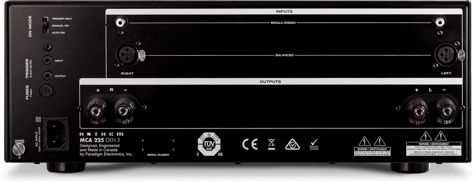 Anthem MCA 225 V2 - 2 canaux