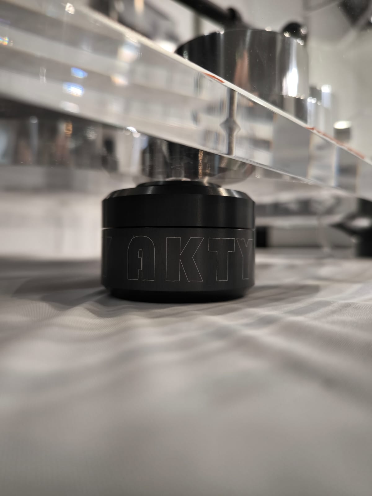 Plateau de découplage Aktyna Diaphane pour platine vinyle