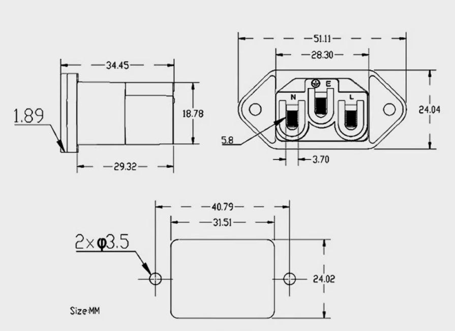 Sine Cryo IEC Mâle Platinium