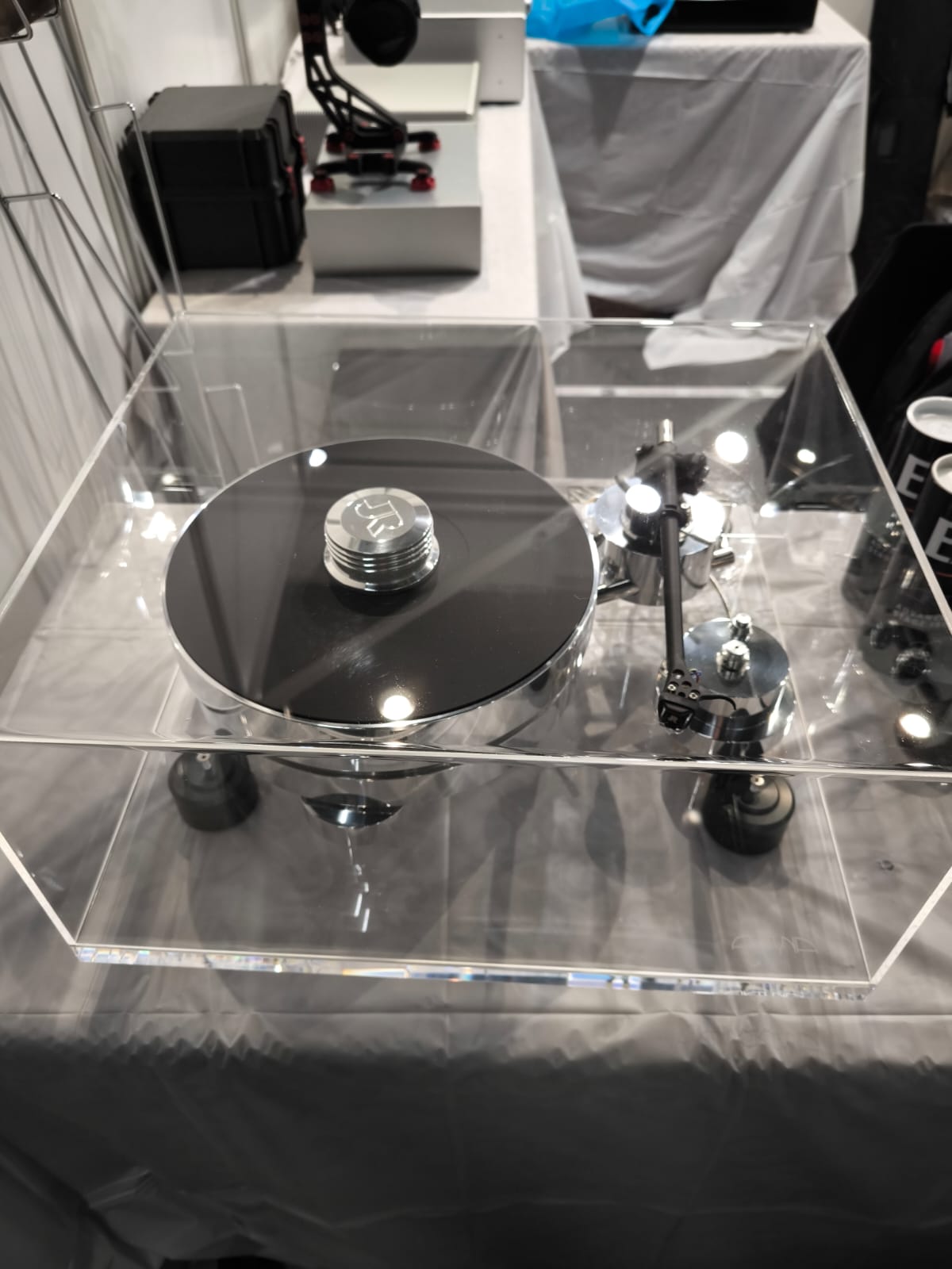 Plateau de découplage Aktyna Diaphane pour platine vinyle